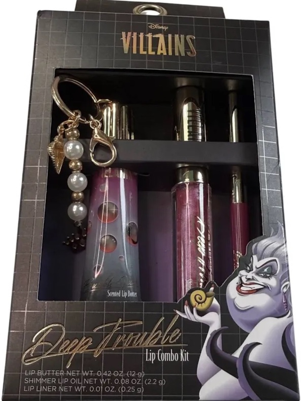Disney Villains Deep Trouble Lip Combo Kit - Picture 2 of 3